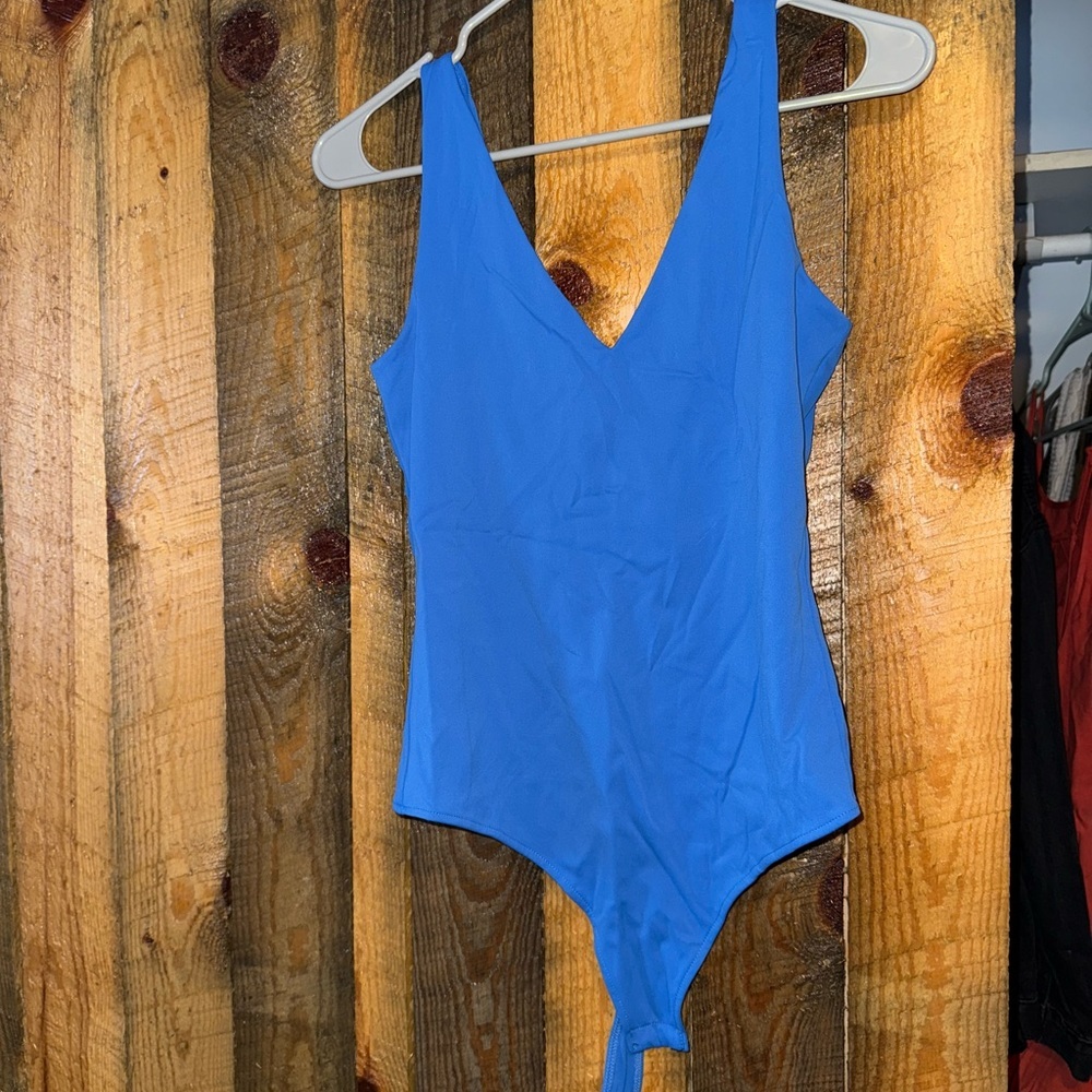 Elegant Blue Women's Bodysuit